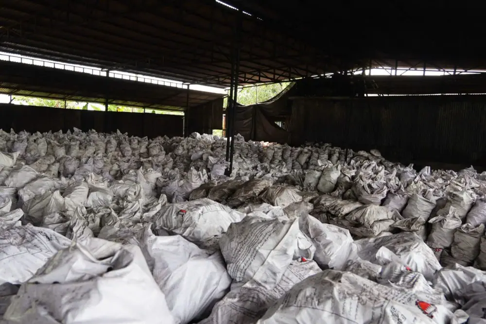 Kraft Paper Bag Packing for Charcoal Export